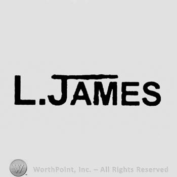 The name L. James written in uppercase letters.