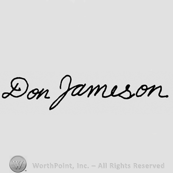 The name Don Jameson handwritten.
