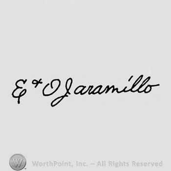 The names E&O Jaramillo handwritten.
