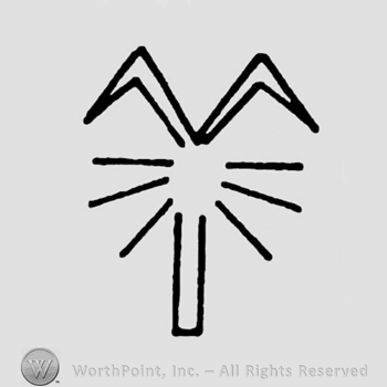 Symbol of a ceremonial wand.
