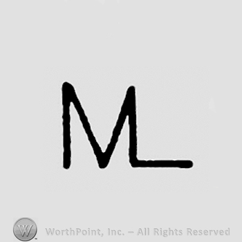 Letters ML conjoined.