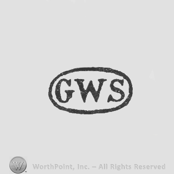 GWS in an oval shape frame