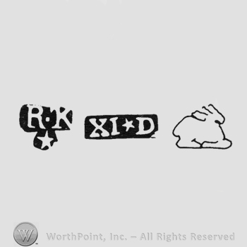 RK, pellet between, mullet below; XI D, mullet between and Deer