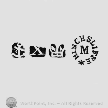 Anchor; letter X and Crown and HINCHSLIFFE written in circle with M letter in the middle