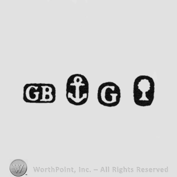 GB; Anchor; letter G and Tree