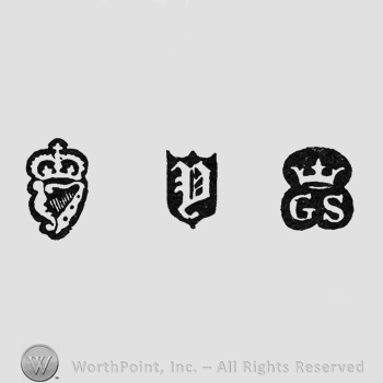 Harp Crowned; date-letter Y and  maker's mark GS crowned