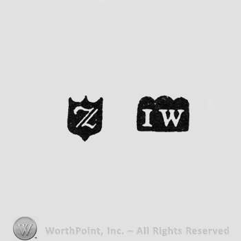 Harp Crowned; date-letter Z and  maker's mark IW