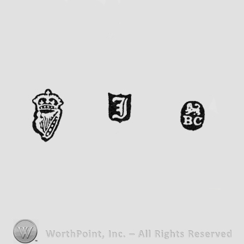 Harp Crowned; date-letter I and  maker's mark BC, lion above