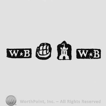 WB, mullet between; Ship; Castle and WB, mullet between