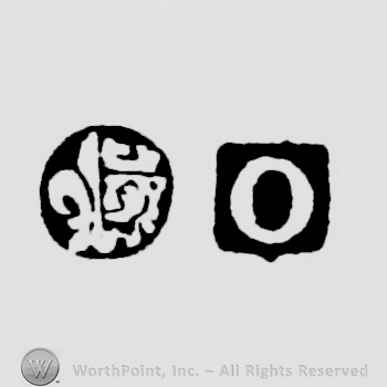 Fleur-de-lys and date letter O