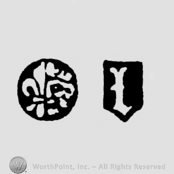 Fleur-de-lys and date letter l