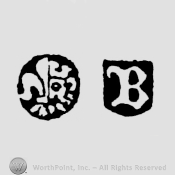 Fleur-de-lys and date letter b