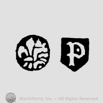 Fleur-de-lys and date letter p
