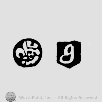 Fleur-de-lys and date letter g