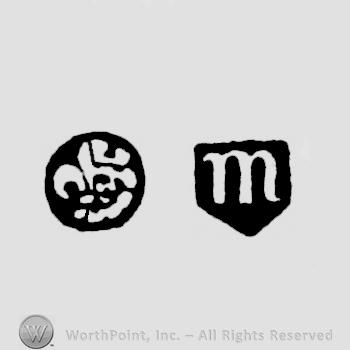 Fleur-de-lys and date letter m