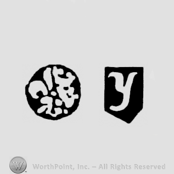 Fleur-de-lys and date letter y