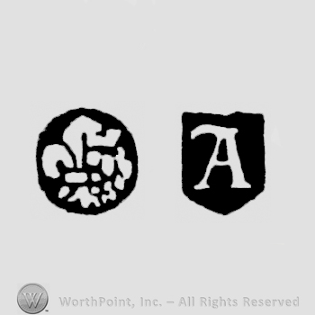 Fleur-de-lys and date letter A