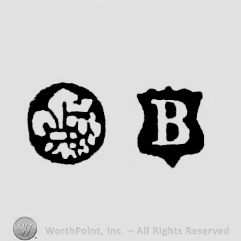 Fleur-de-lys and date letter B