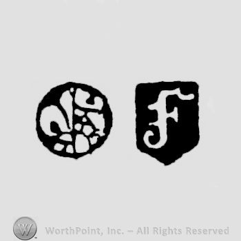 Fleur-de-lys and date letter F