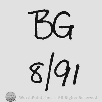Initials BG up 8/91