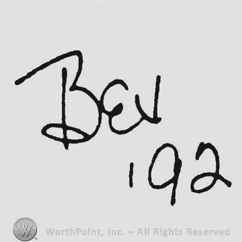 Handwriting Bev up 92 under