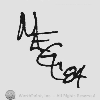 Monogram of letters MEG 84