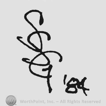 Monogram of letters SSG 86