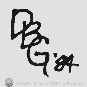 Monogram of letters DBG 87