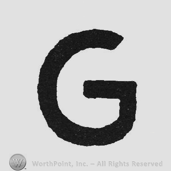 Bold capital letter G