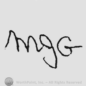 Handwriting initials MGG