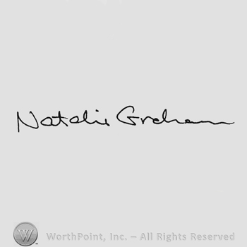 Handwriting signature Natalie Graham