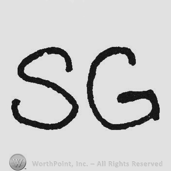 Handwriting initials SG