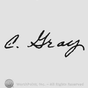 Handwriting signature C GraY
