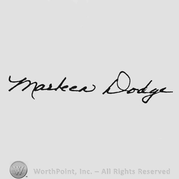 Handwriting signature Marleen Dodge