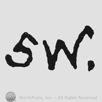 Handwriting initials SW