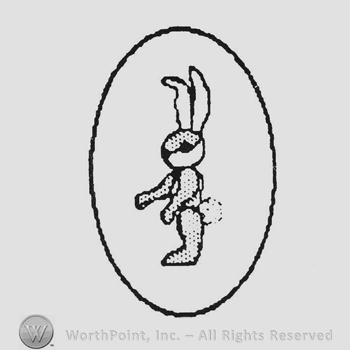 Bunny inside an oval