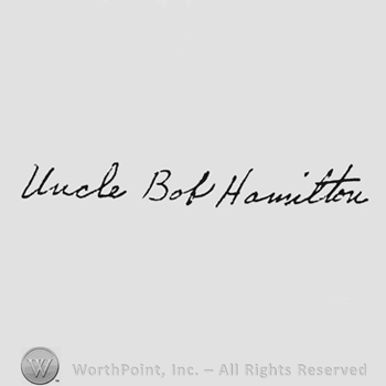 Handwriting Uncle Bob Hamilton