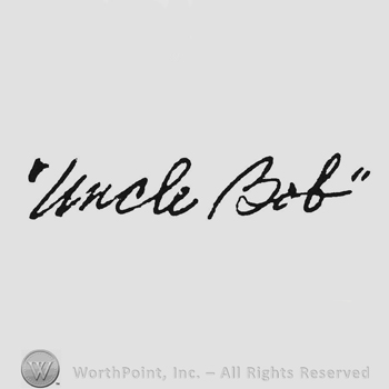 Handwriting "Uncle Bob"