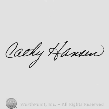 Handwriting signature Cathy Hansen