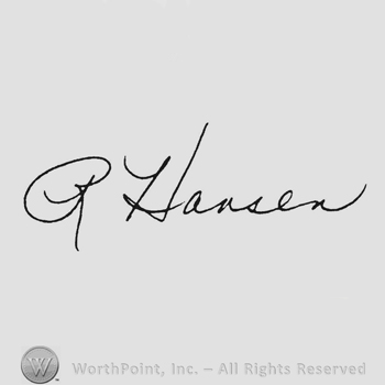 Handwriting R Hansen