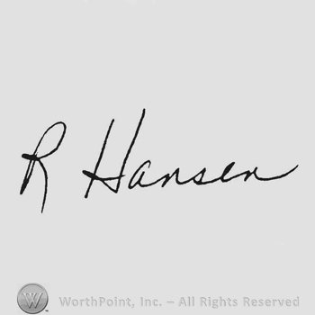 Handwriting R Hansen