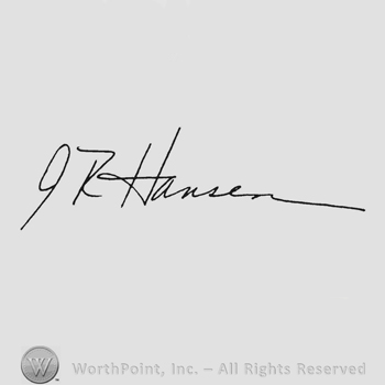 Handwriting JR Hansen