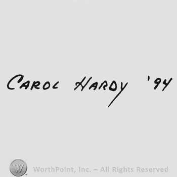 Capital handwriting Carol Hardy 94