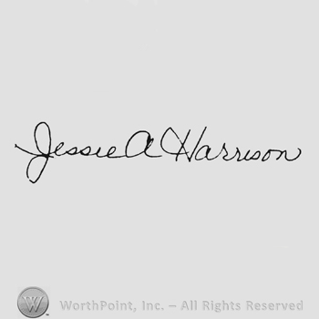 Handwriting signature Jessie A Harrison