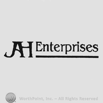 Bold writing JAH enterprises