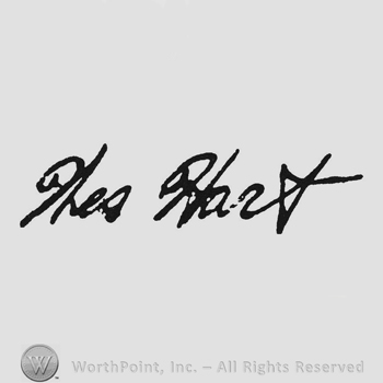 Handwriting signature Wes Hart