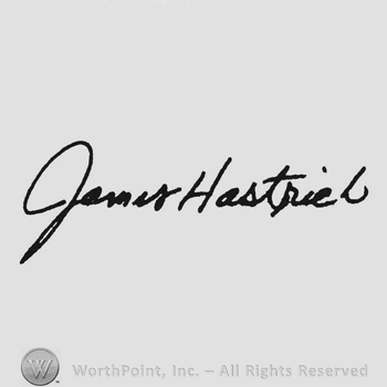 Handwriting signature James Hastrich