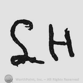 Handwriting initials SH