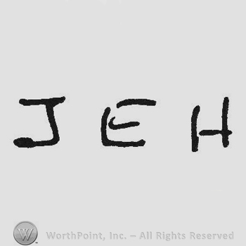 Handwriting initials JEH