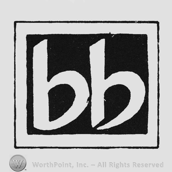White BB inside a black square